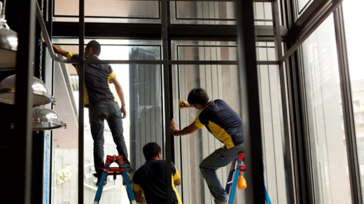 commercial building glass repair