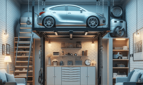 electric garage storage lift