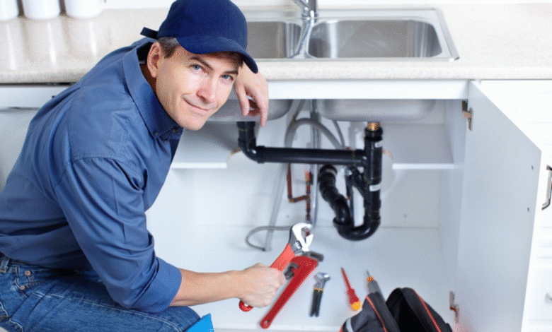 Residential plumbing repair service