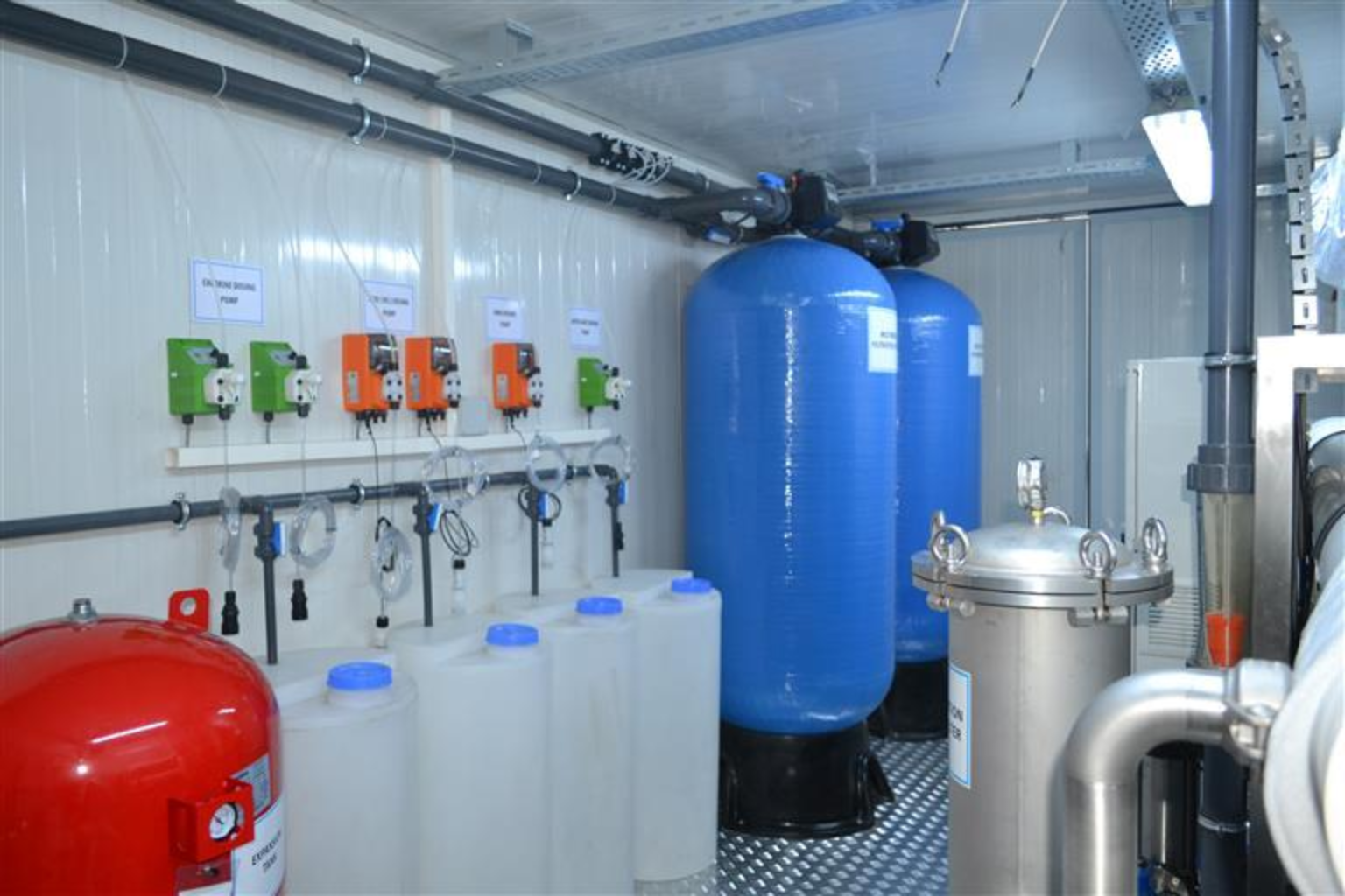 chlorine reduction water system