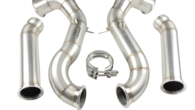 mercedes c63 w205 catted and catless downpipes